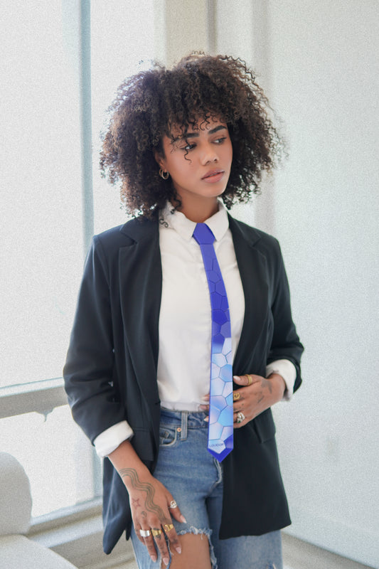 Aura Tie - Blue
