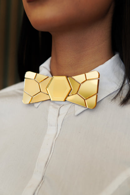 Aura Bow Tie - Gold