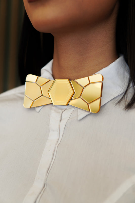 Aura Bow Tie - Gold