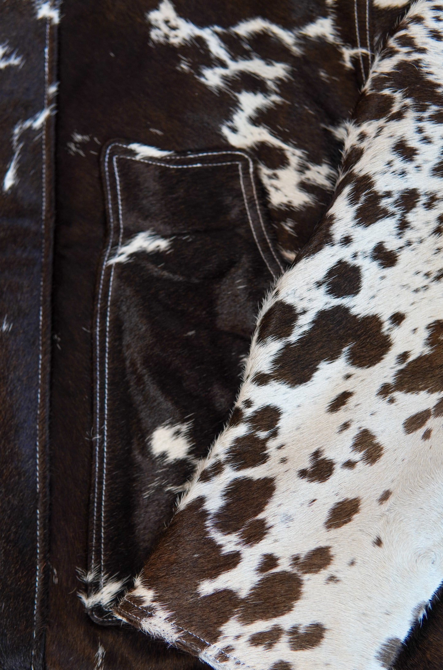 Wavy Cowhide Jacket