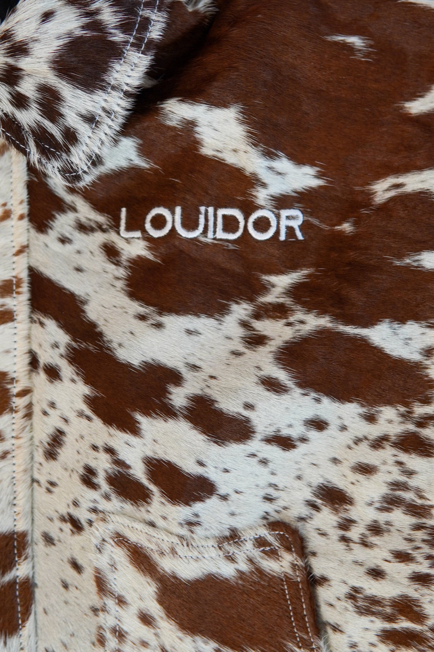 Wavy Cowhide Jacket
