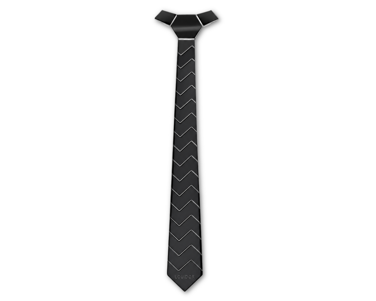Aura Tie - Black Bolt