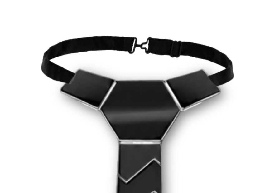 Aura Tie - Black Bolt