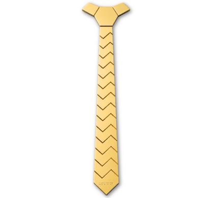 Aura Tie - Gold Bolt