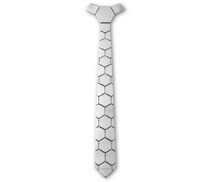 Aura Tie - Silver Prism